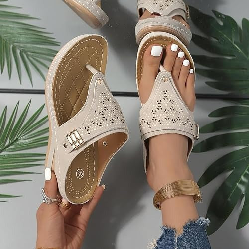 Soraya | Boho Chic Wedge Sandals