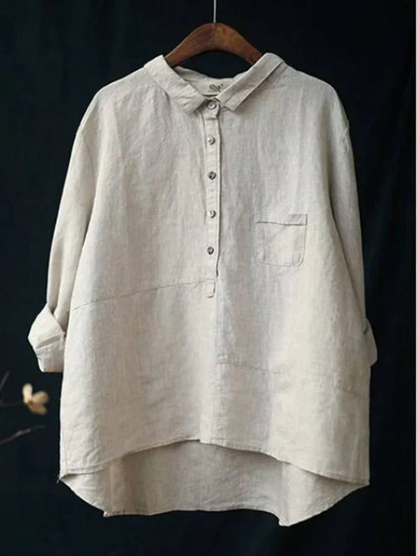 Aubrey | Linen Button-Up Shirt