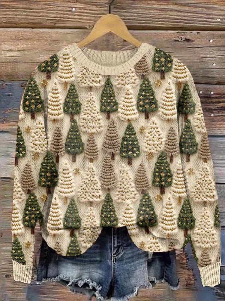 Natalie | Cozy Tree Knit Sweater