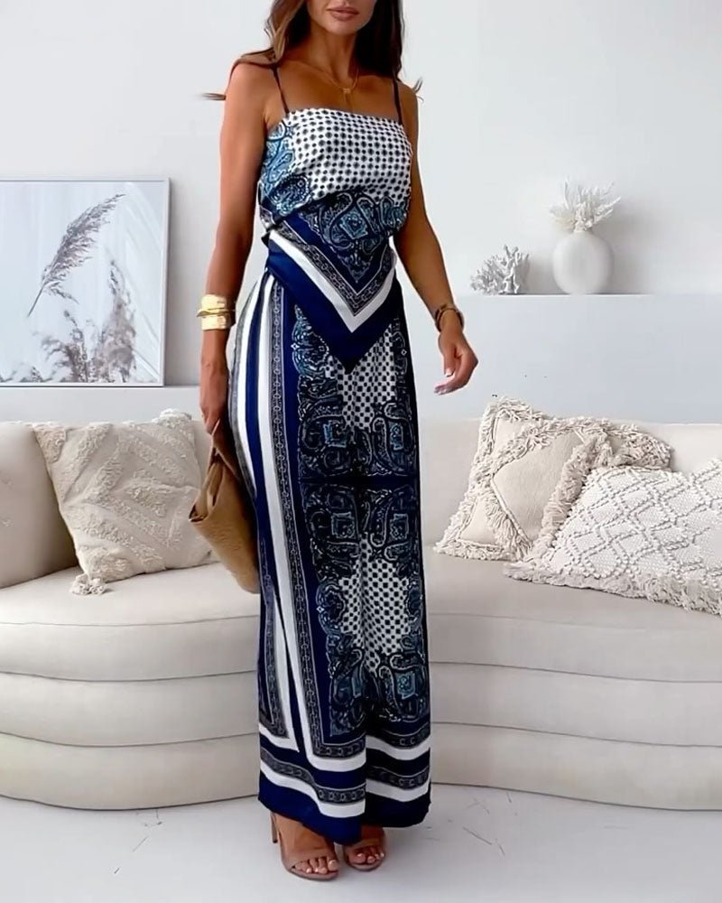 Seraphina | Luxe Scarf Maxi Dress