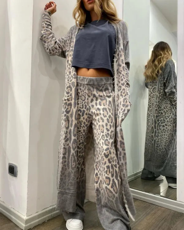 Zyrena | Luxe Leopard Knit Set