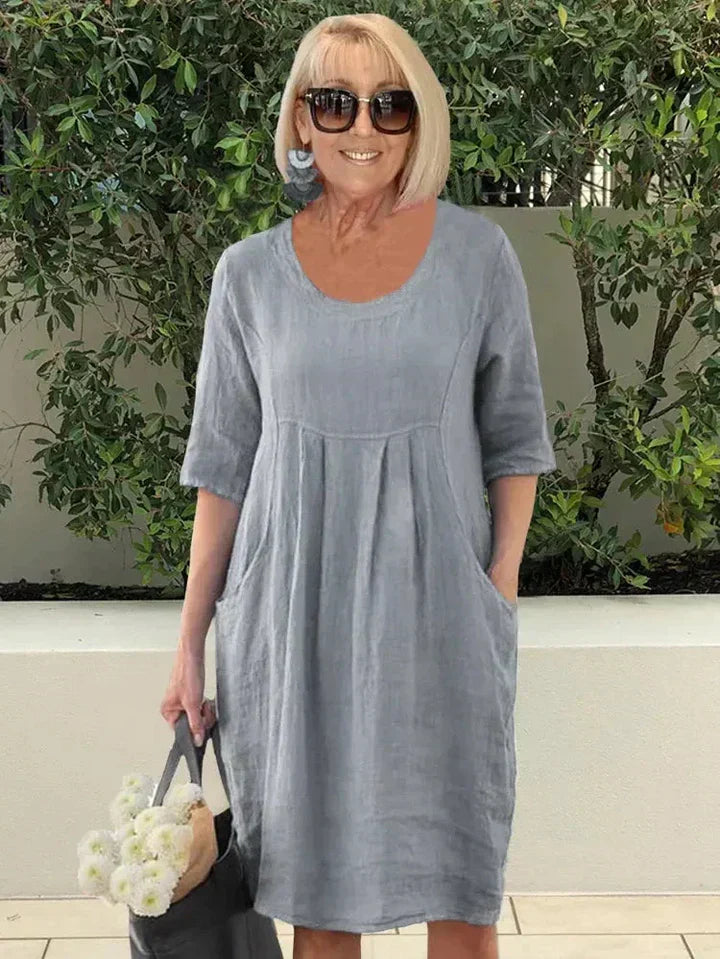 Elicia | Relaxed Linen Shift Dress