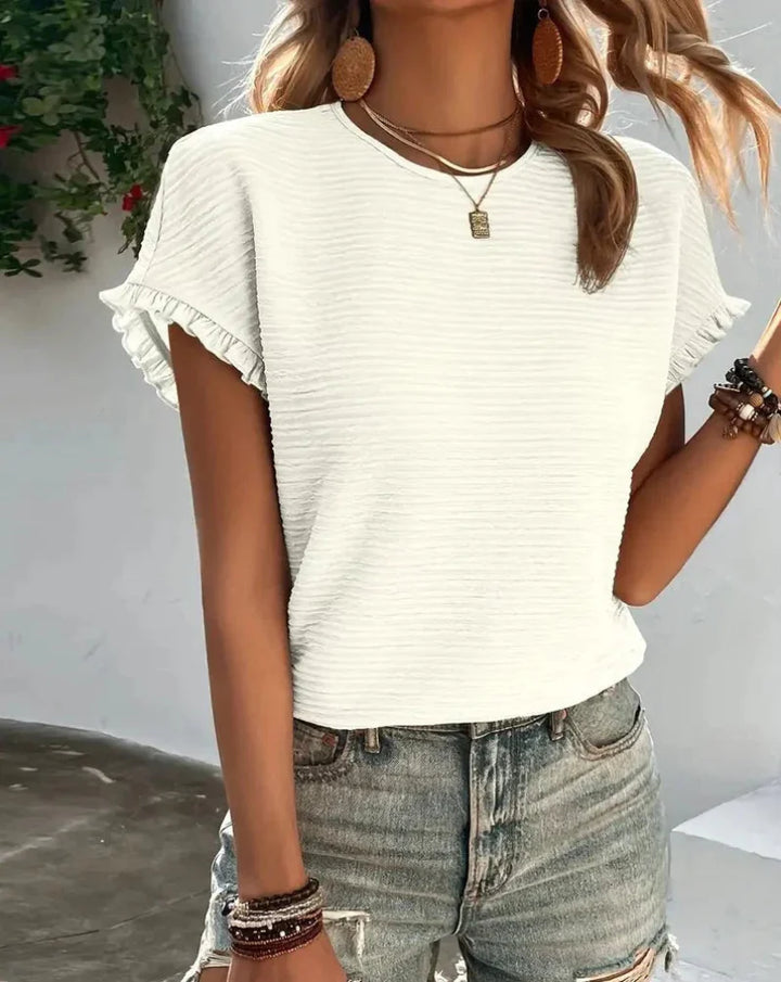 Sadie | Textured Knit Tee