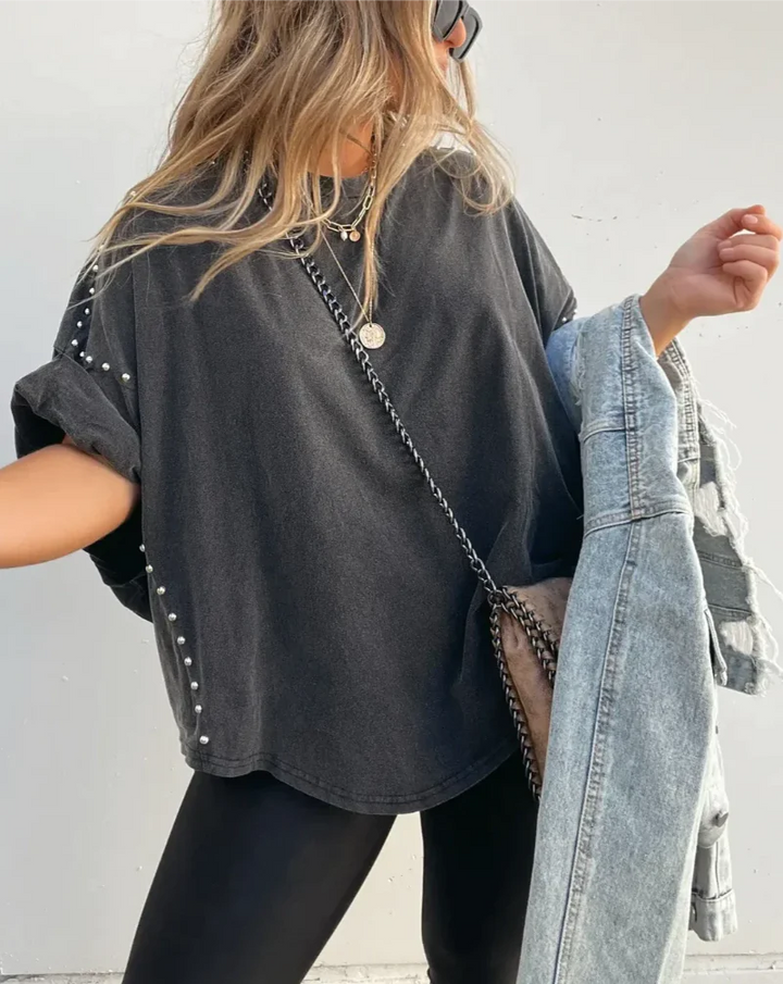 Blakely | Studded Oversized Tee