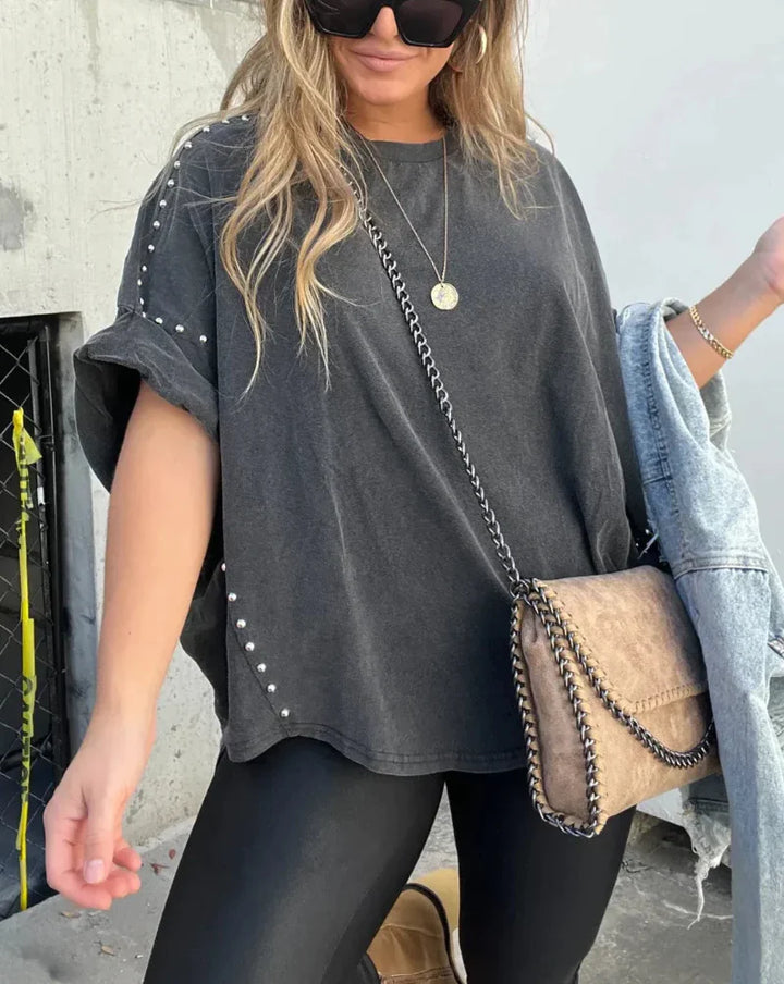 Blakely | Studded Oversized Tee