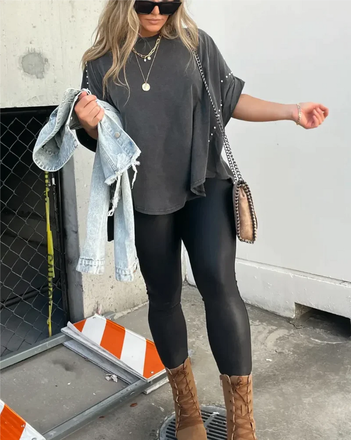 Blakely | Studded Oversized Tee