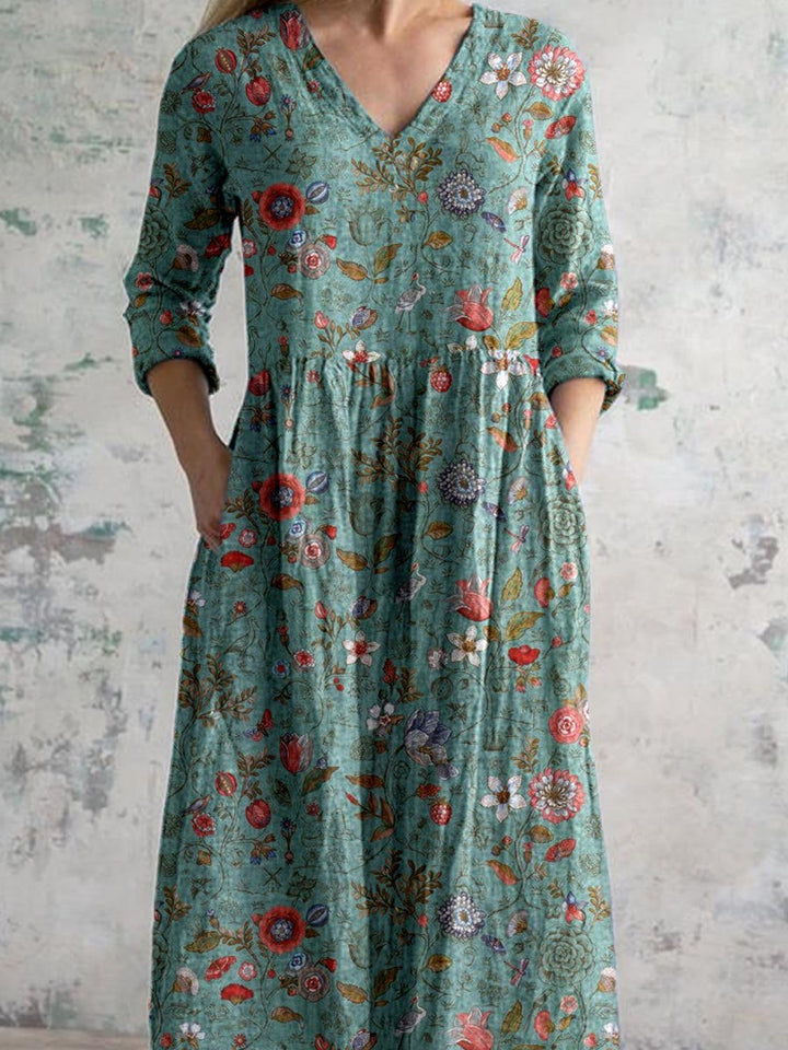 Miloslava | Floral Boho Maxi Dress