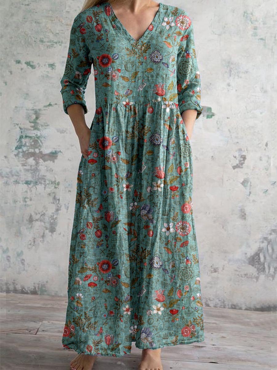 Miloslava | Floral Boho Maxi Dress