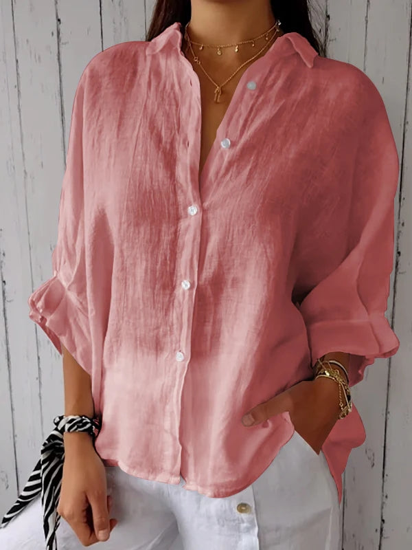 Lilah | Relaxed Linen Button-Up