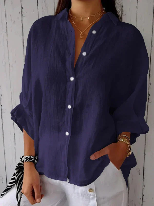 Lilah | Relaxed Linen Button-Up