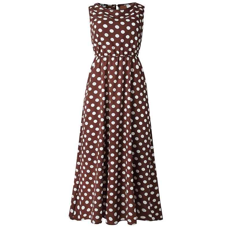 Lenka | Polka Dot Maxi Dress