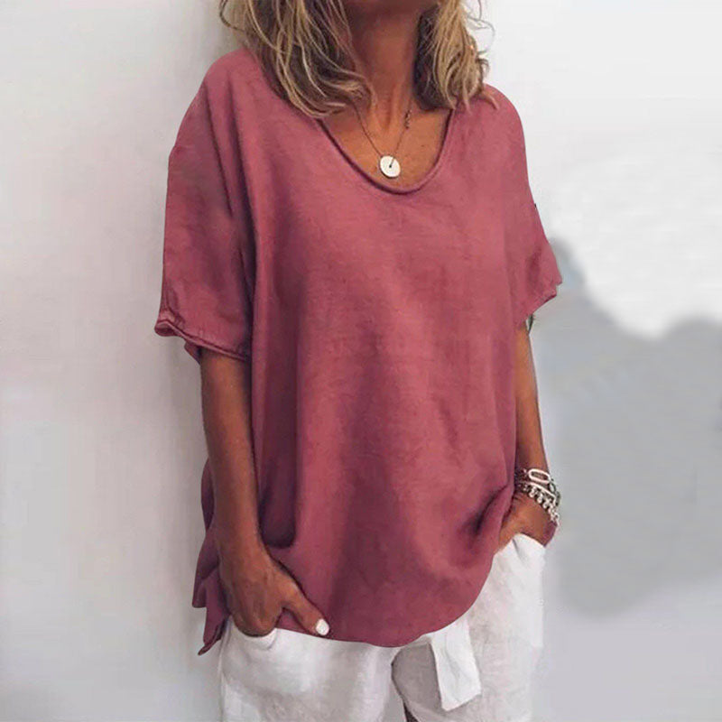 Callie | Relaxed Linen Tee