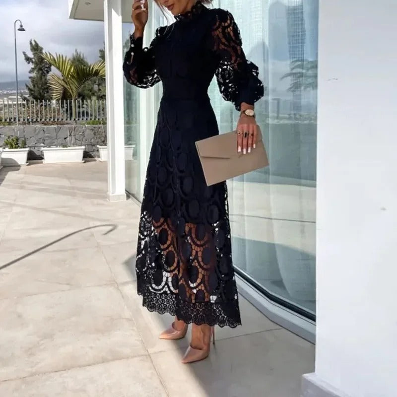 Anneliese | Lace Midi Dress