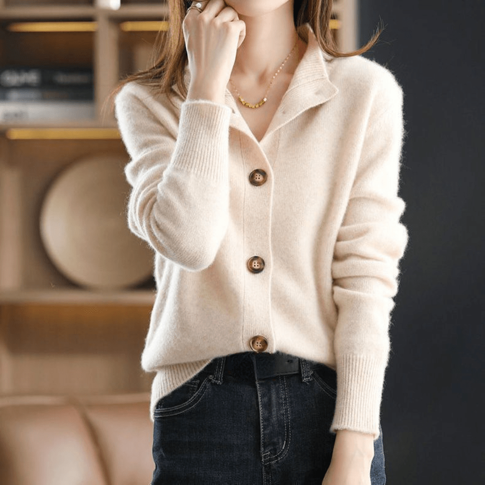 Leila | Soft Knit Button Cardigan