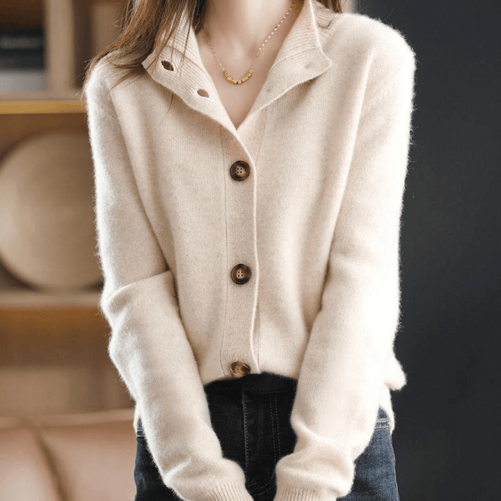 Leila | Soft Knit Button Cardigan