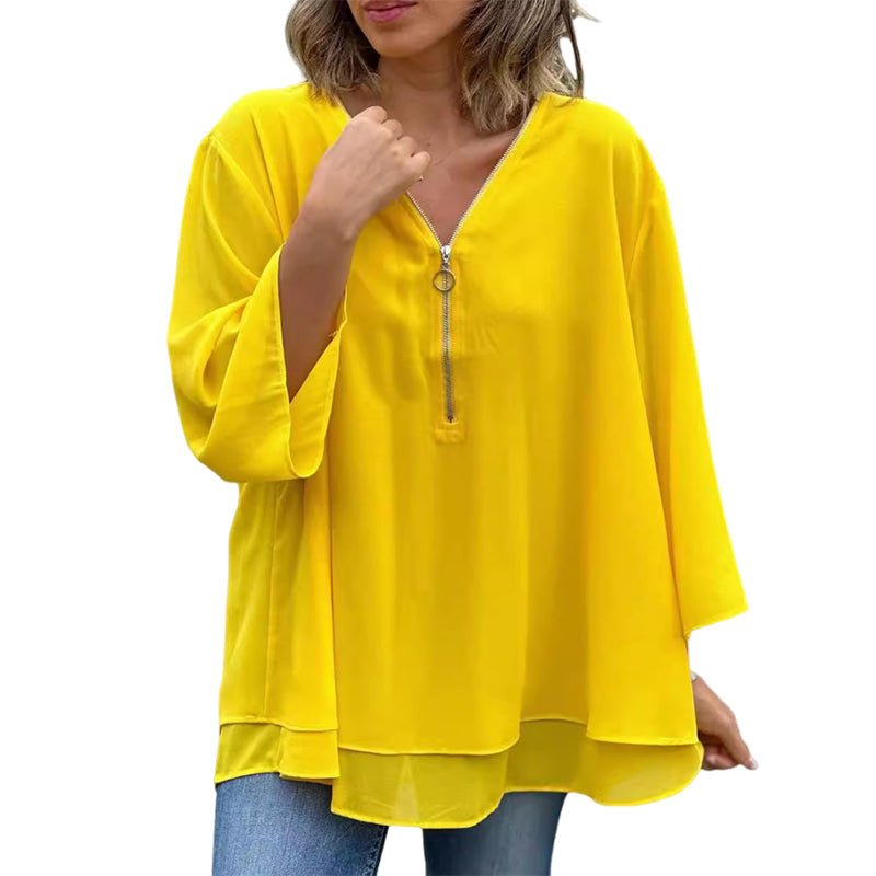 Paige | Flowy V-Neck Blouse