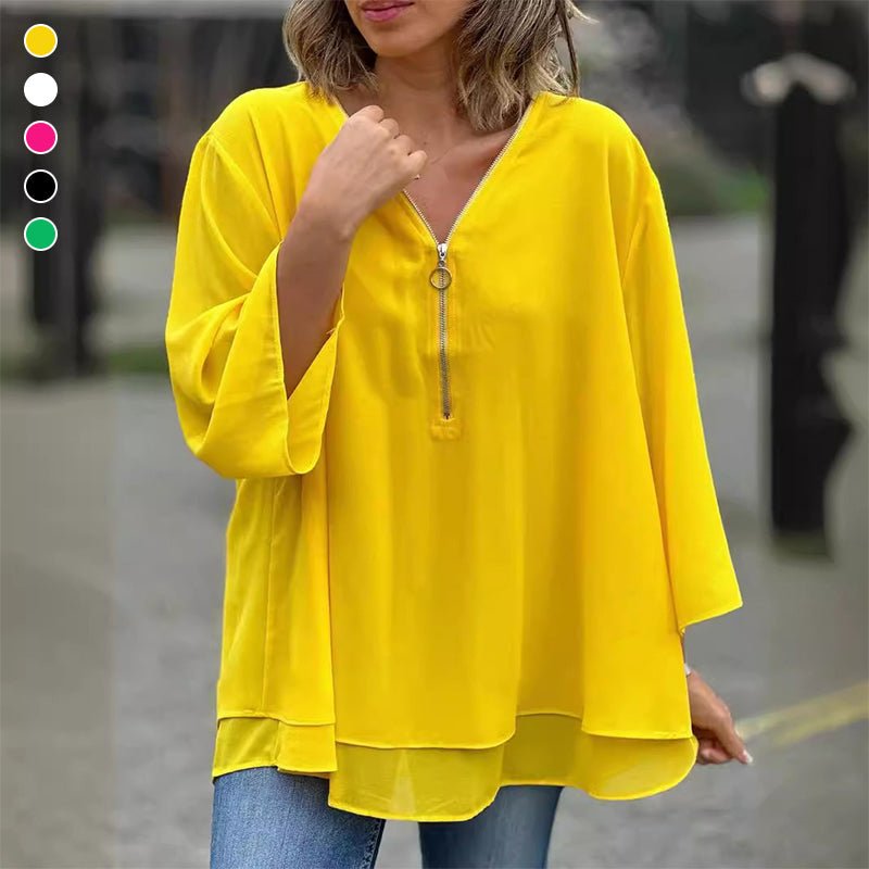 Paige | Flowy V-Neck Blouse