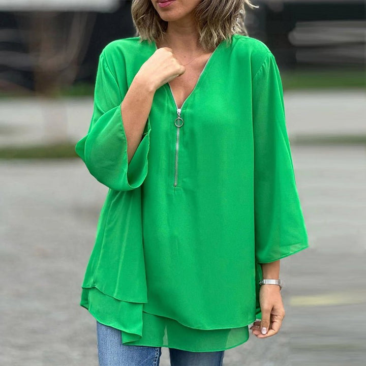 Paige | Flowy V-Neck Blouse