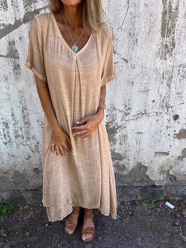 Vera | Relaxed Linen Dress