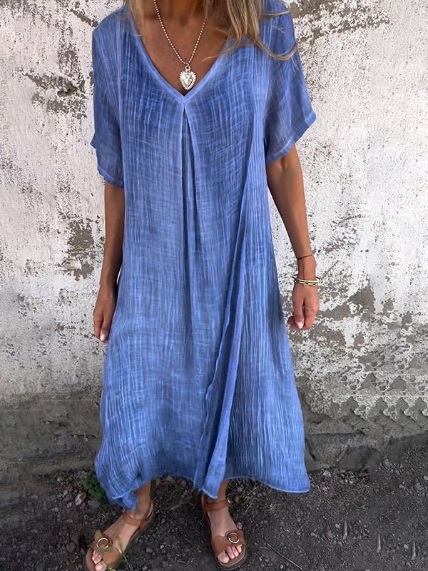 Vera | Relaxed Linen Dress