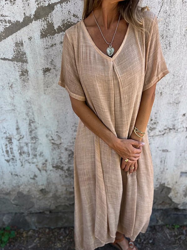 Vera | Relaxed Linen Dress