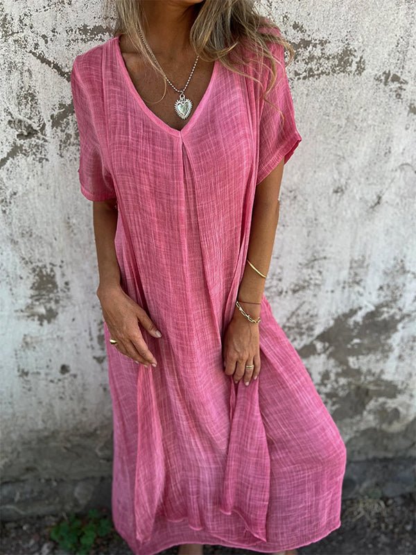 Vera | Relaxed Linen Dress