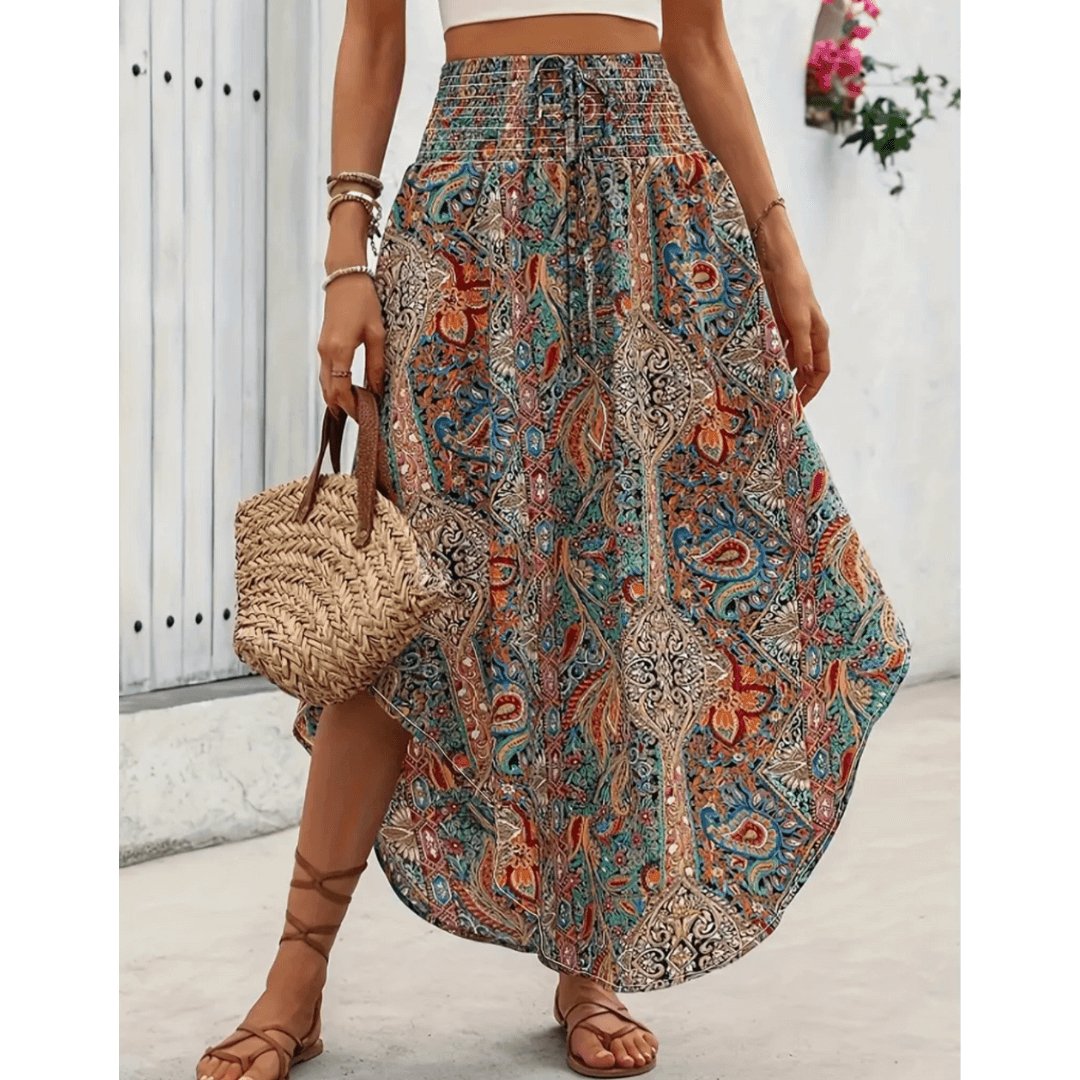 Serenya | Boho Maxi Skirt