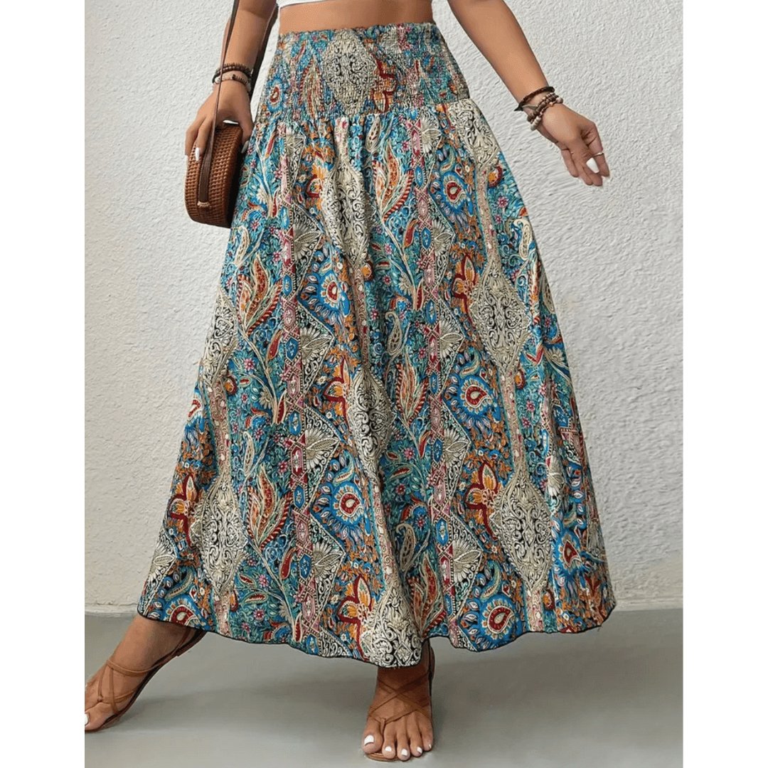 Serenya | Boho Maxi Skirt