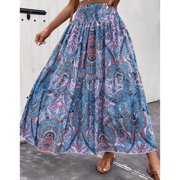 Serenya | Boho Maxi Skirt