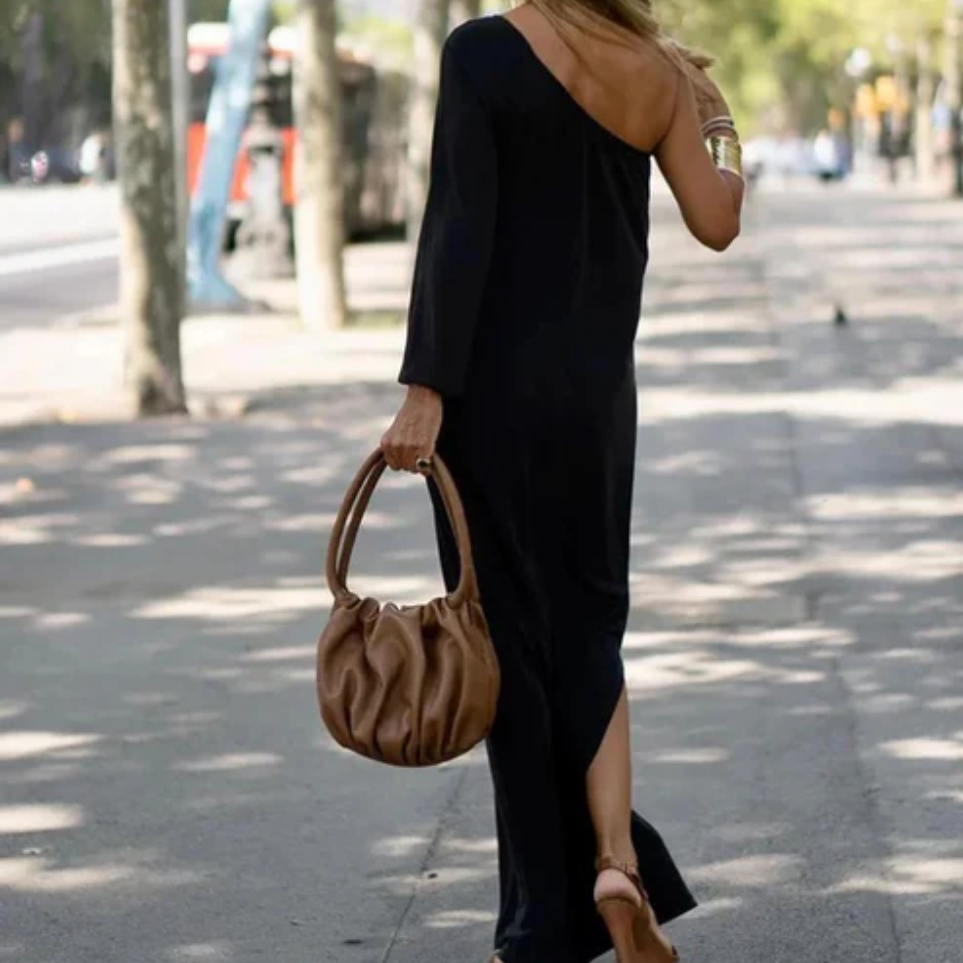 Isabelle | One-Shoulder Maxi Dress