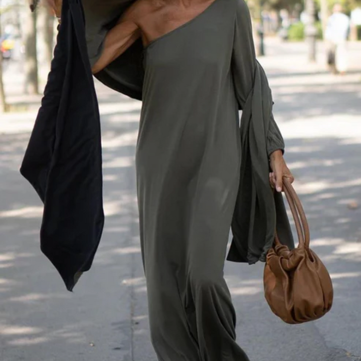 Isabelle | One-Shoulder Maxi Dress