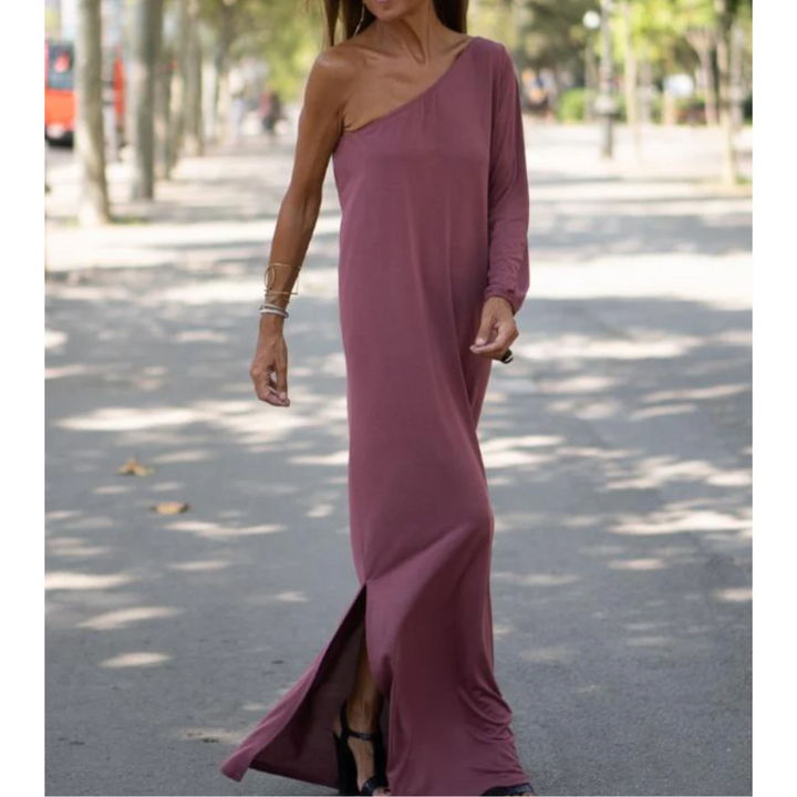 Isabelle | One-Shoulder Maxi Dress