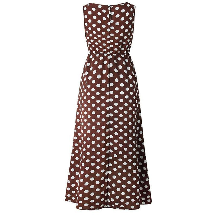 Lenka | Polka Dot Maxi Dress