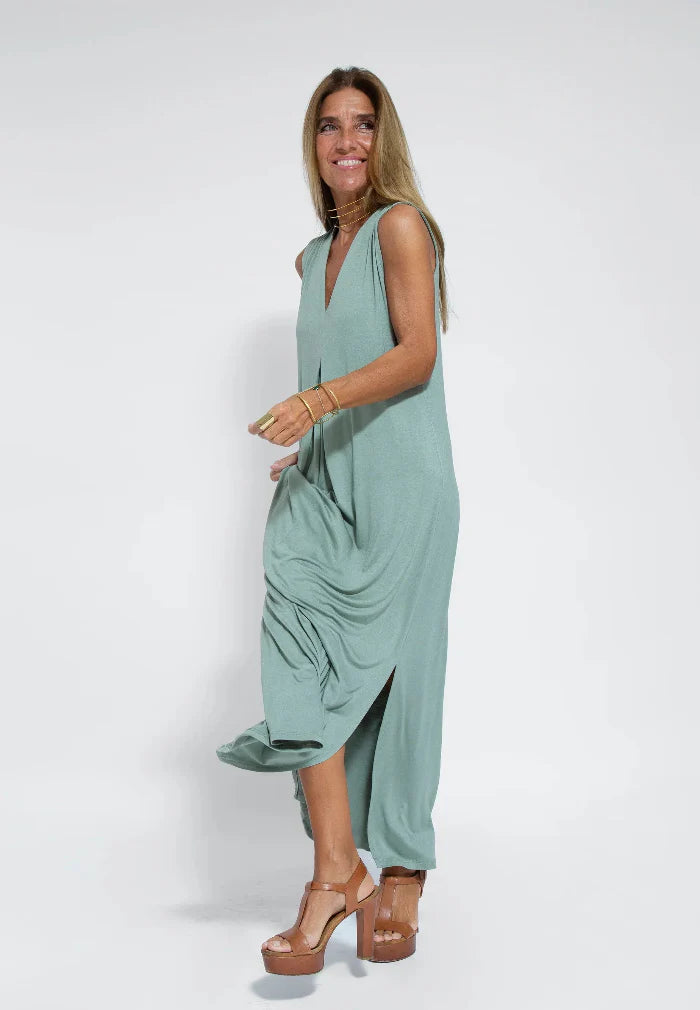 Athena | Sleeveless Maxi Dress