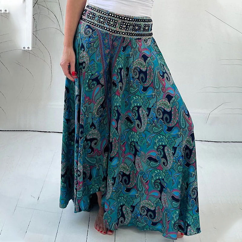 Azmira | Boho Wide-Leg Pants