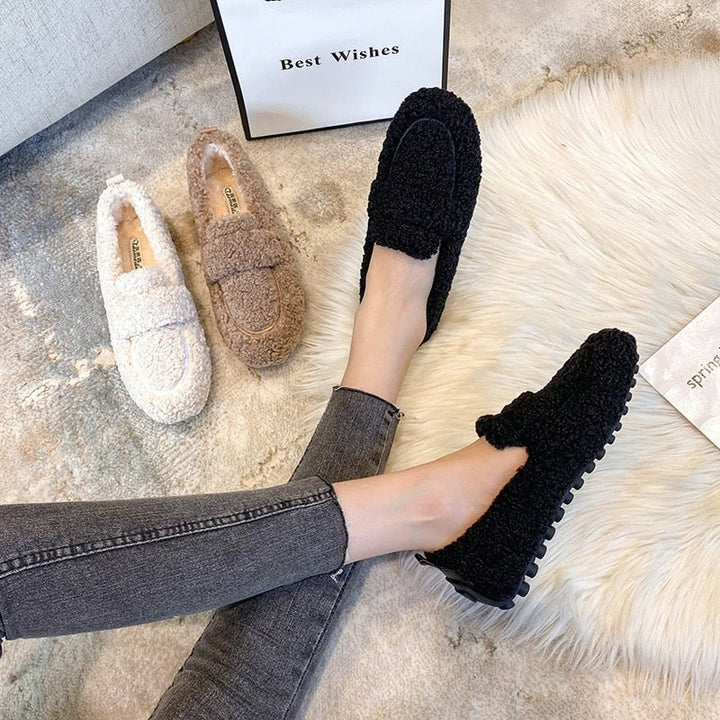 Isla | Cozy Sherpa Loafers