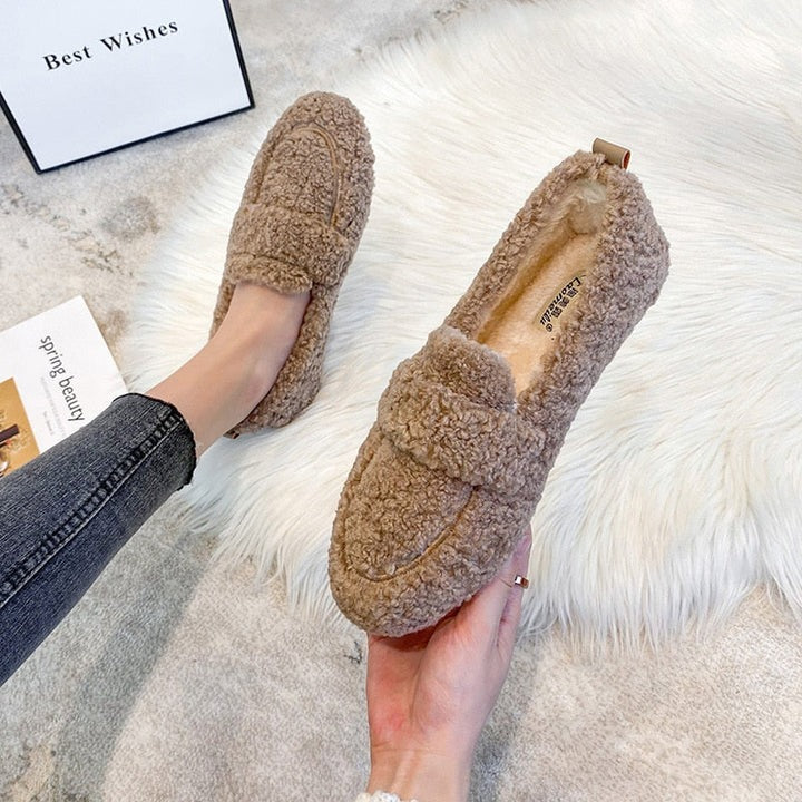 Isla | Cozy Sherpa Loafers