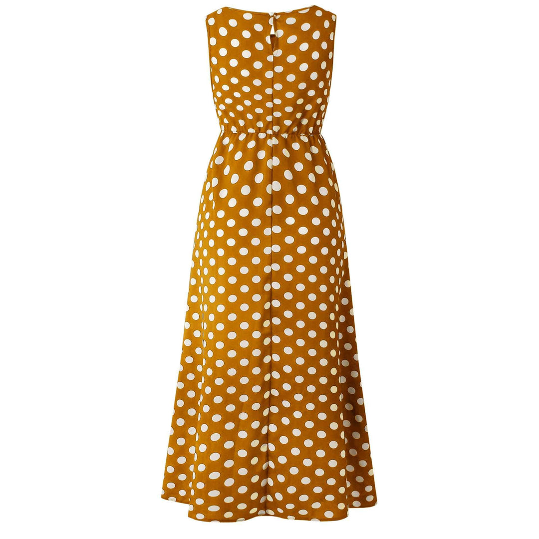 Lenka | Polka Dot Maxi Dress